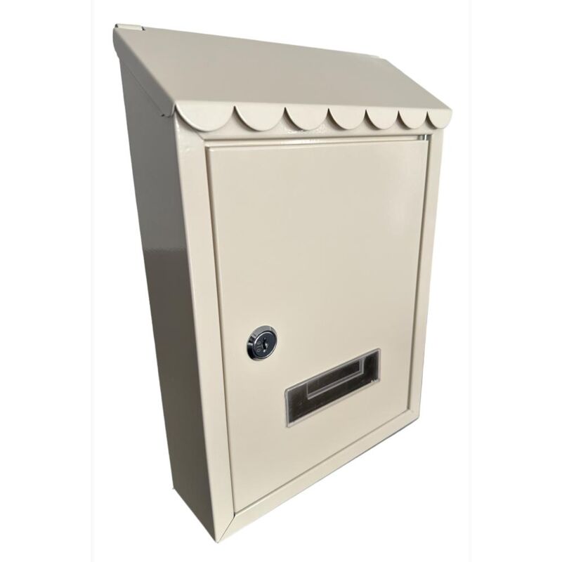 foto del prodotto eacommerce cassetta postale per esterno da parete con serratura 300x210x7 cm colore beige colore beige