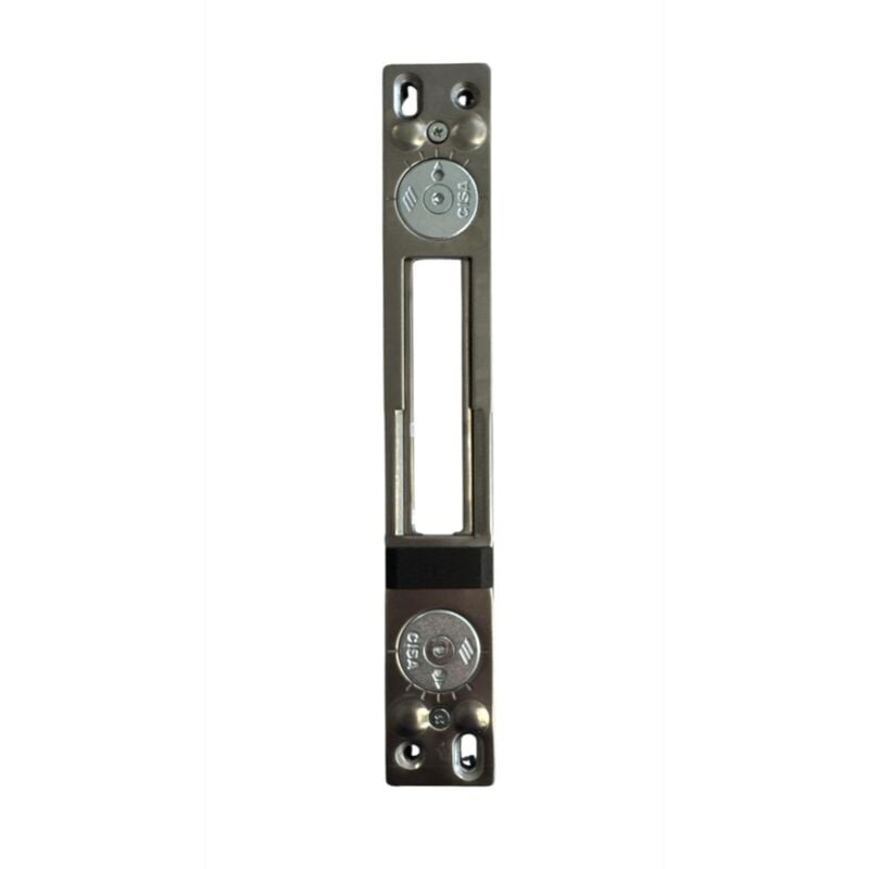 foto del prodotto eacommerce contropiastra regolabile in acciaio inox per serrature codice cisa 06465.58 ex 06465.08 
