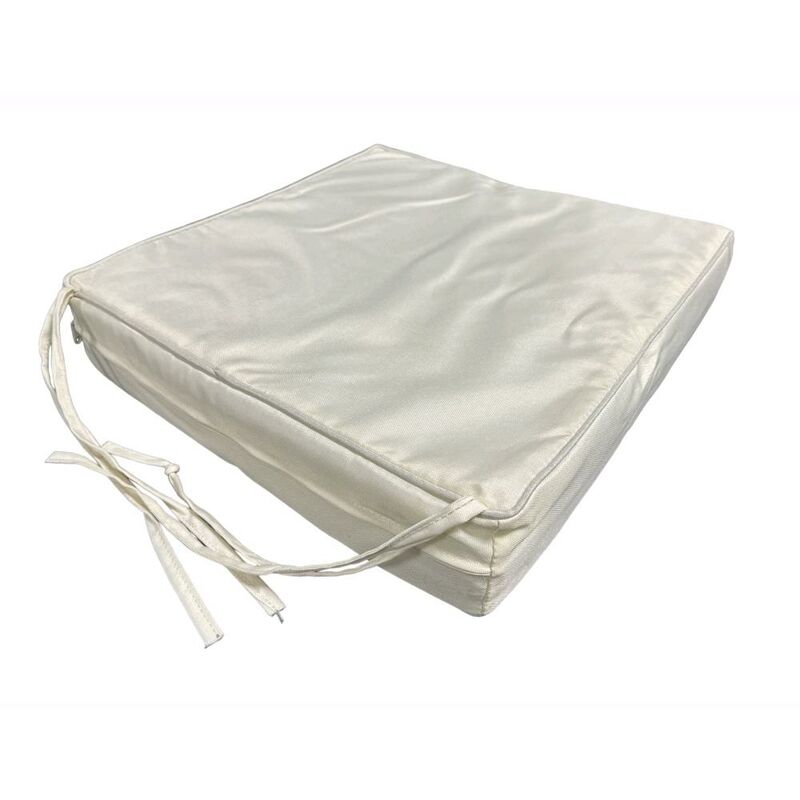 foto del prodotto eacommerce - cuscino per sedia in poliestere antimacchia idrorepellente sfoderabile 40x40 cm