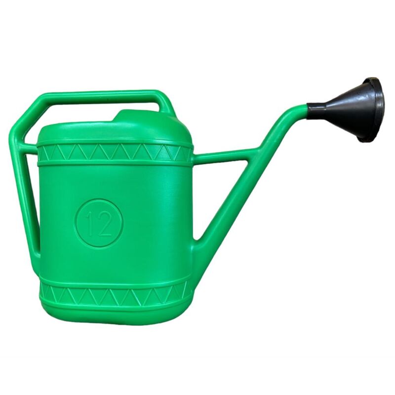 foto del prodotto eacommerce innaffiatoio in pvc da giardino beccuccio lungo e doccetta 12 litri per piante 12 litri