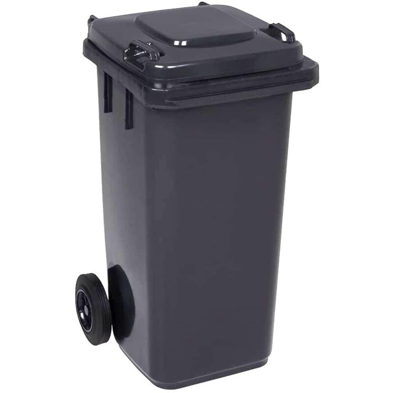 foto del prodotto eacommerce pattumiera bidone portarifiuti per raccolta differenziata 120 litri colore grigio colore grigio 120 litri