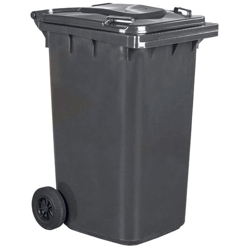 foto del prodotto eacommerce pattumiera bidone portarifiuti per raccolta differenziata 240 litri colore grigio colore grigio 240 litri