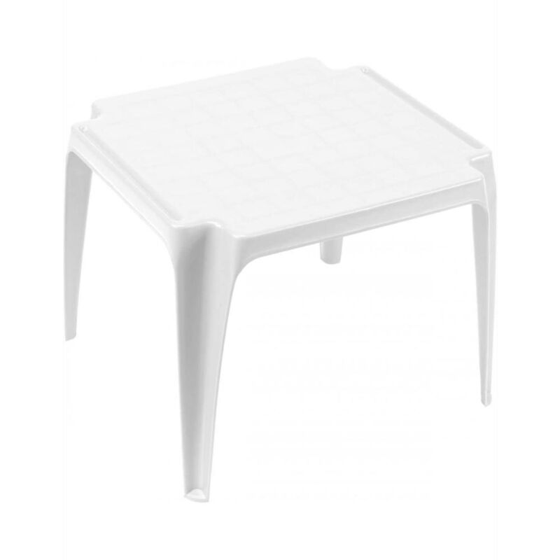 foto del prodotto eacommerce tavolo tavolino da gioco per bambino colore bianco in polipropilene impilabile