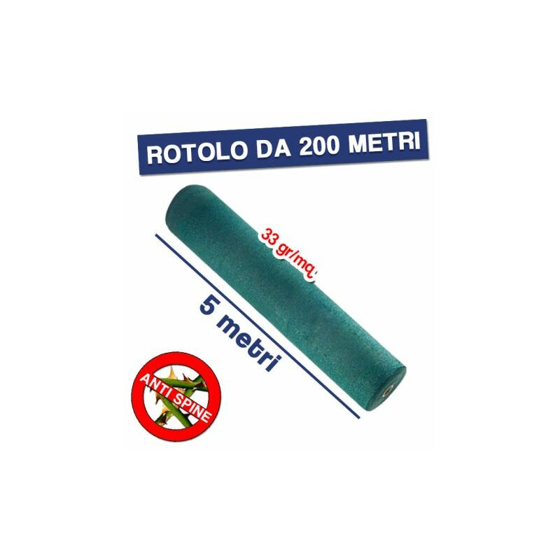 foto del prodotto eacommerce telo antispina rete per raccolta olive light in rotolo h 5x200 mt 33 gr mq colore verde