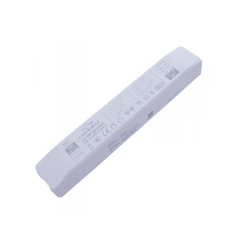 foto del prodotto eaglerise alimentatore trasformatore led cerificato enec output 150w 24v 6.25a input 220v compatibile plc 100 24