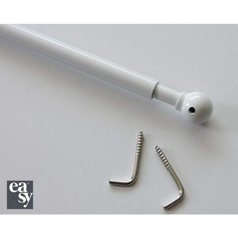 foto del prodotto easy bacchetta estensibile, alluminio, bianco, 30 50 cm