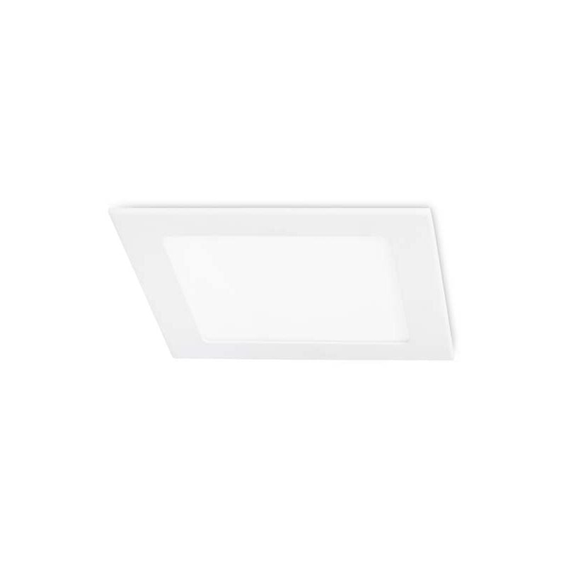 foto del prodotto easy square 170mm downlight en forma cuadrada con luz led blanco c lido 3000k en color blanco