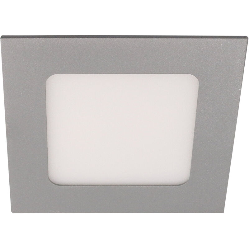 foto del prodotto easy square downlight cuadrado con luz led blanco c lido 3000k en color gris