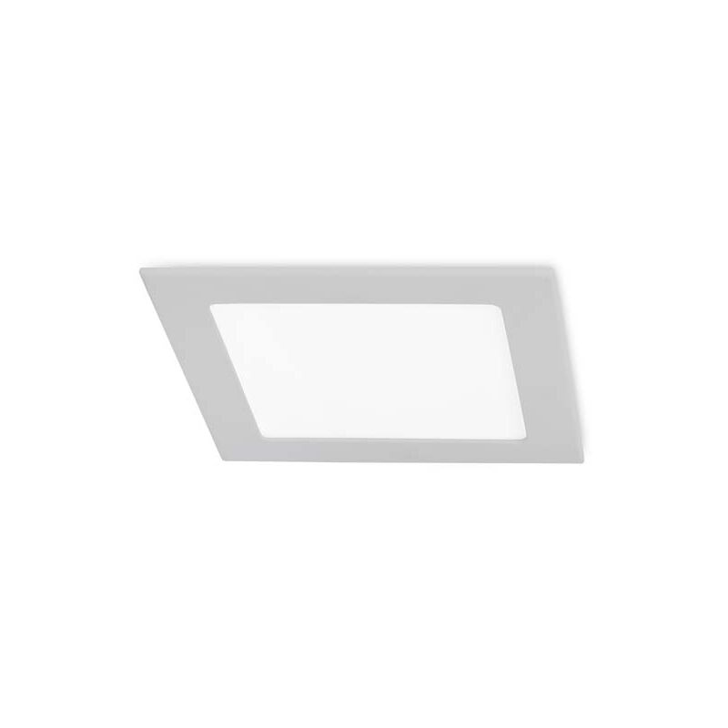 foto del prodotto easy square downlight cuadrado con luz led blanco fr o 6000k en color gris