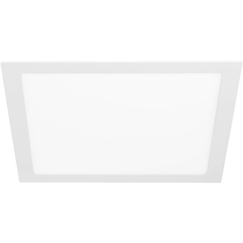 foto del prodotto easy square downlight cuadrado con luz led blanco neutro 4000k en color blanco