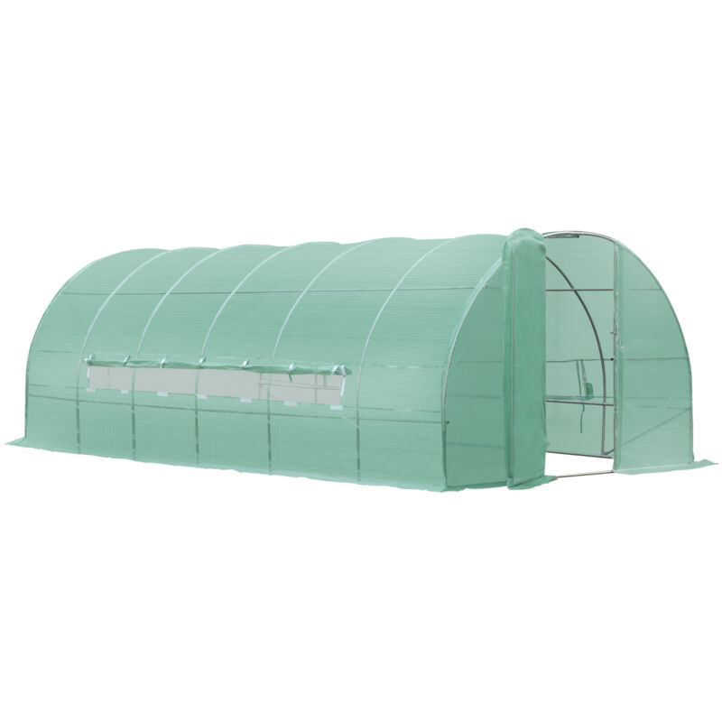 foto del prodotto easycomfort serra da giardino a tunnel per coltivazaione piante in pe 600 300 200cm
