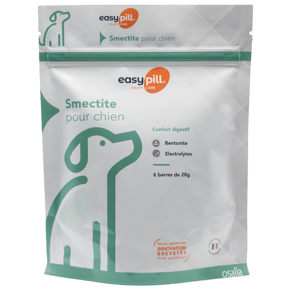 foto del prodotto easypill smectite complemento alimentare cane 6 barrette 168 g 