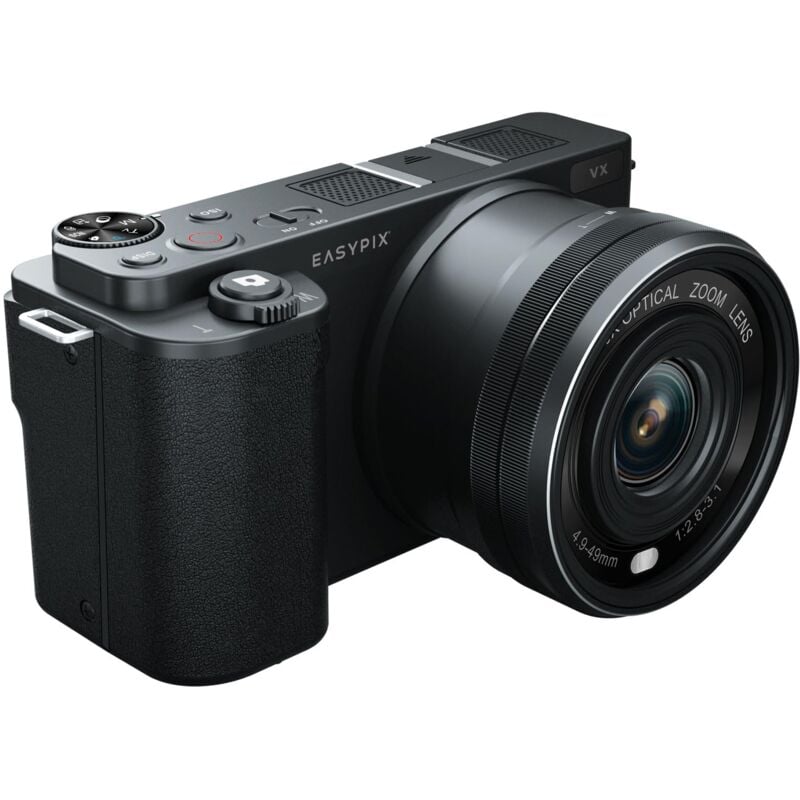 foto del prodotto easypix powerpro vx6430 fotocamera compatta con wifi, zoom otticode 10x, risoluzione de fino a 64 mp, display de 2,8 pollici, connettore de