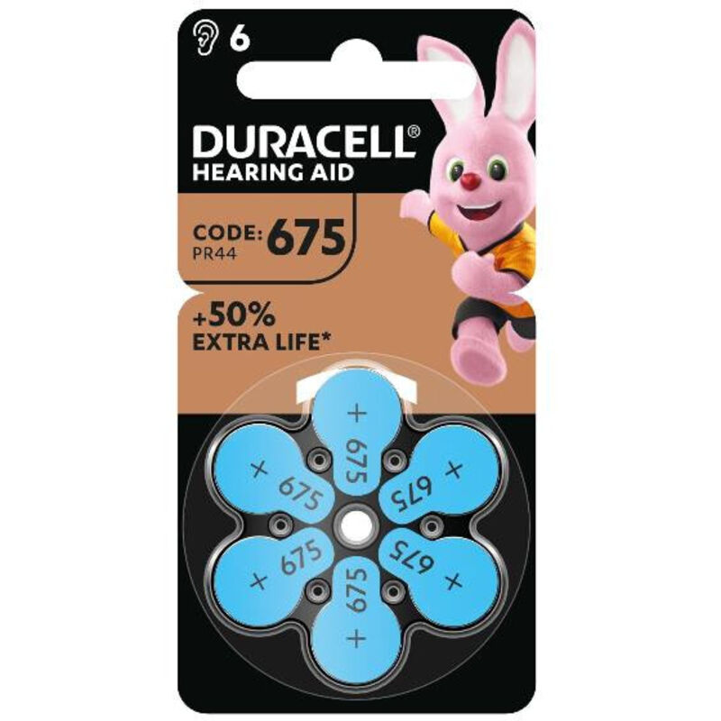 foto del prodotto easytab batterie acustiche blu duracell cod. du81 
