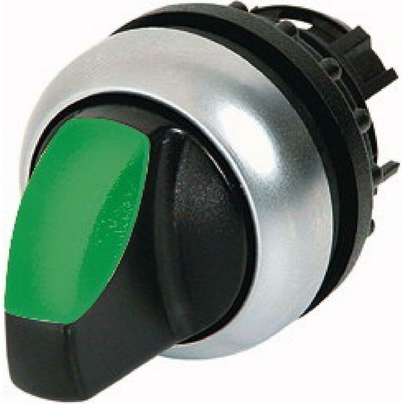 foto del prodotto eaton m22 wrlk3 g selettore luminoso con leva 3 posizioni con leva permanente verde 216847