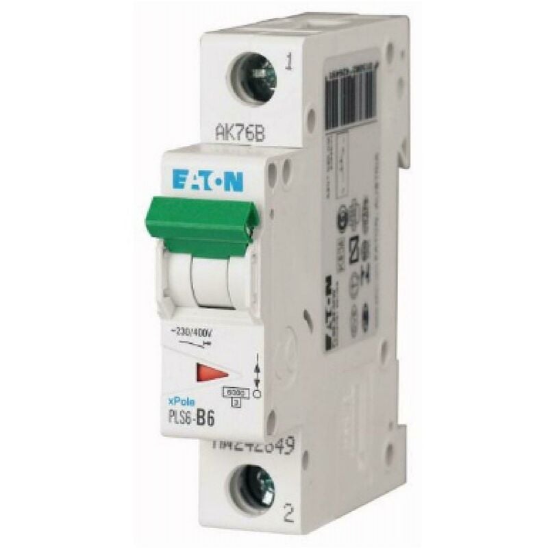 foto del prodotto eaton pls6 b6 interruttore magnetotermico 1p curva b 6a 242649
