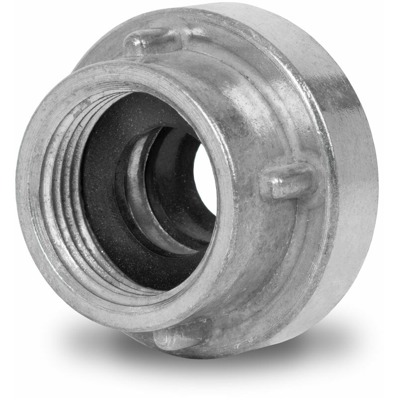 foto del prodotto eberth 1 accoppiamento storz 25 d, accoppiamento fisso, raccordo per tubo flessibile in 1 pollice, diametro filettatura interna 33mm, raccordo ad