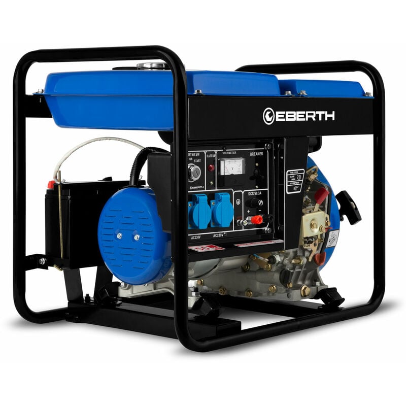 foto del prodotto eberth 3000 w generatore di corrente diesel gruppo elettrogeno e start monofase