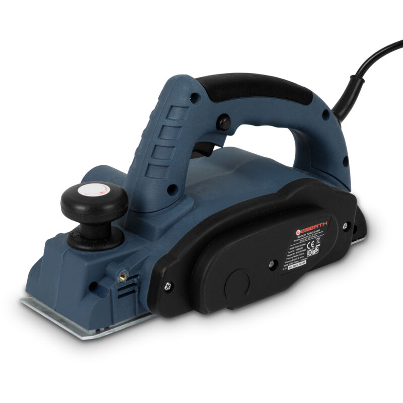 foto del prodotto eberth 900 watt pialla elletrica 82 mm larghezza piallatura, max. 2,6 mm profondit di taglio, arresto di profondit e parallelo, sacchetto di