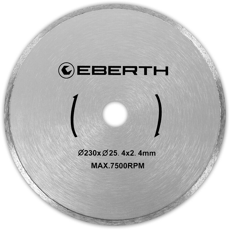 foto del prodotto eberth dischi diamantati 230 mm universalmente applicabile, piastrelle, marmo, porcellana, ceramica lama diamantata