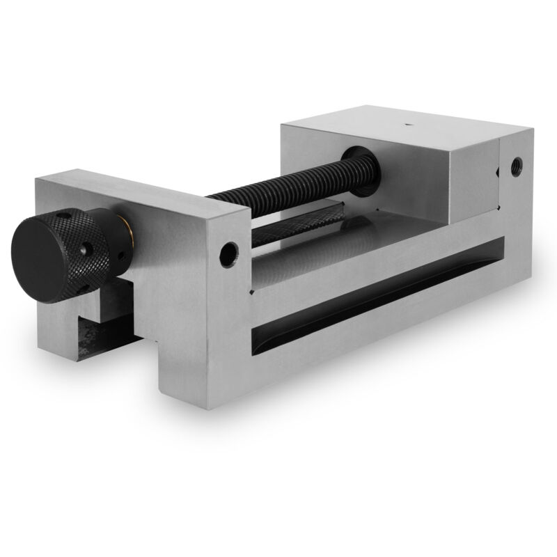 foto del prodotto eberth morsa di precisione con mandrino, larghezza ganasce 150 mm, forza di serraggio massima 175 mm, altezza ganasce 50 mm, in acciaio robusto,