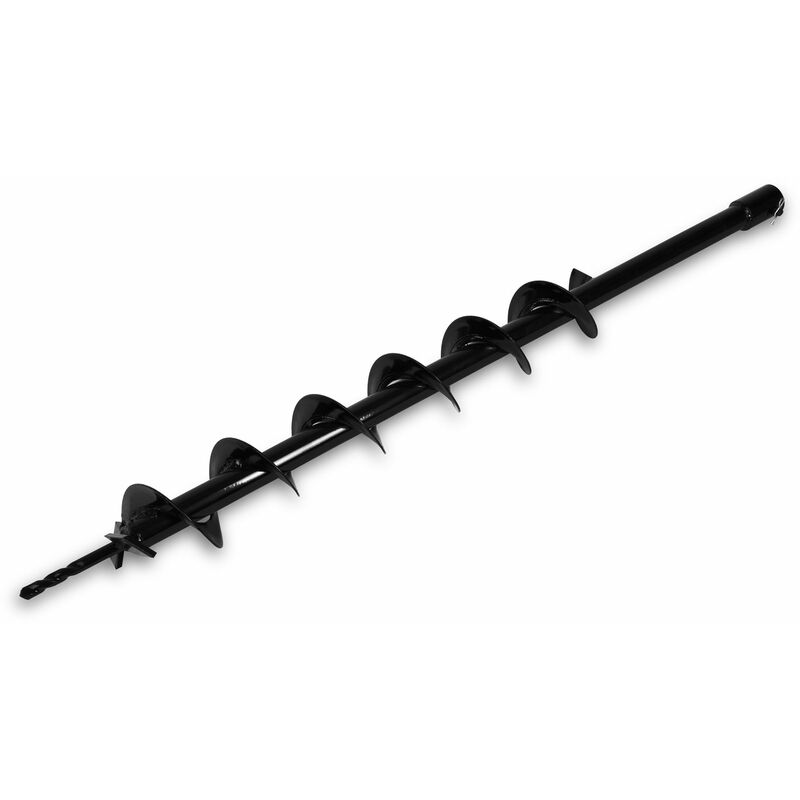 foto del prodotto eberth punta elicoidale per trivella a scoppio, diametro 80mm, lunghezza 800mm, attacco 20mm, trivella per trapano da giardino, trivella manuale