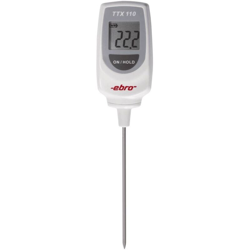 foto del prodotto ebro ttx 110 termometro a penetrazione haccp campo di misura temperatura 50 fino a 350 c sensore tipo t conforme hacc