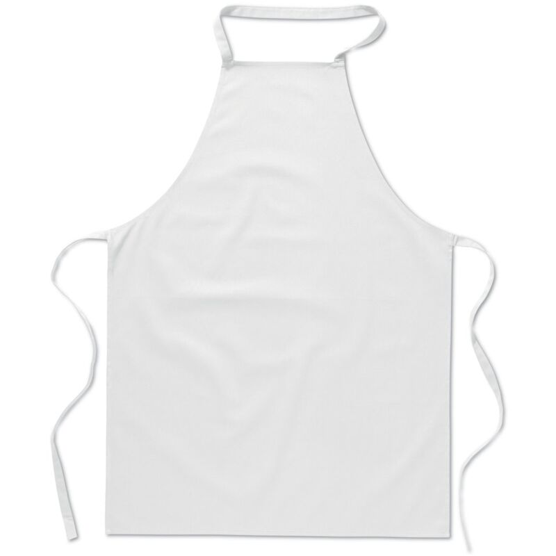 foto del prodotto ebuygb confezione da 1 grembiule da cucina unisex da cucina, in cotone, bianco