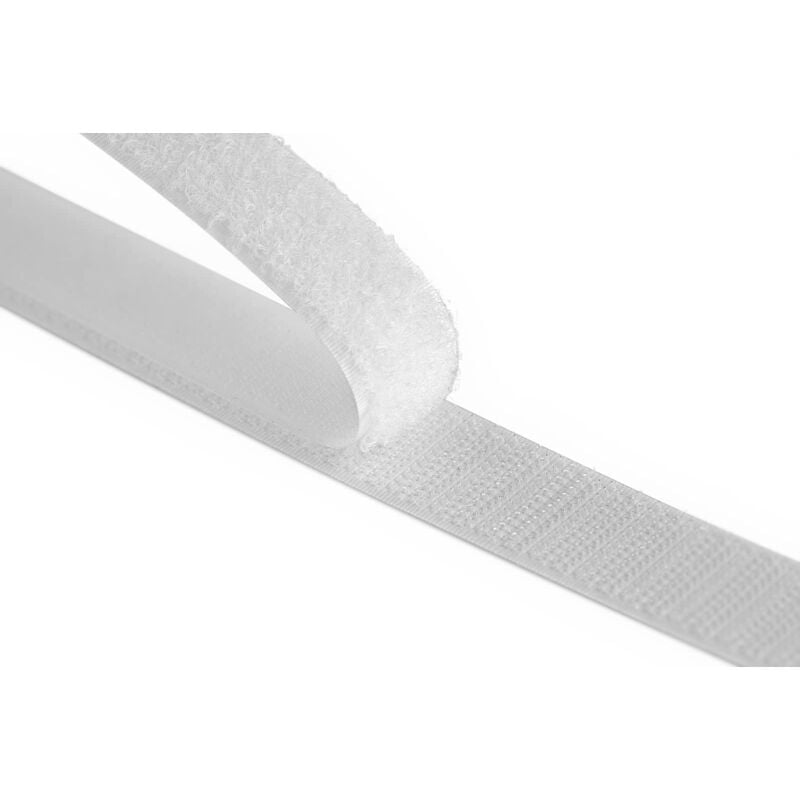 foto del prodotto ec60210 nastro, 20 mm x 1 m, bianco velcro