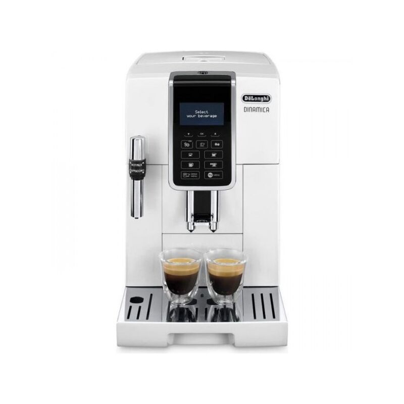 foto del prodotto ecam 350.35.w macinacaff espresso dinamica schermo 4 ricette bianco delonghi