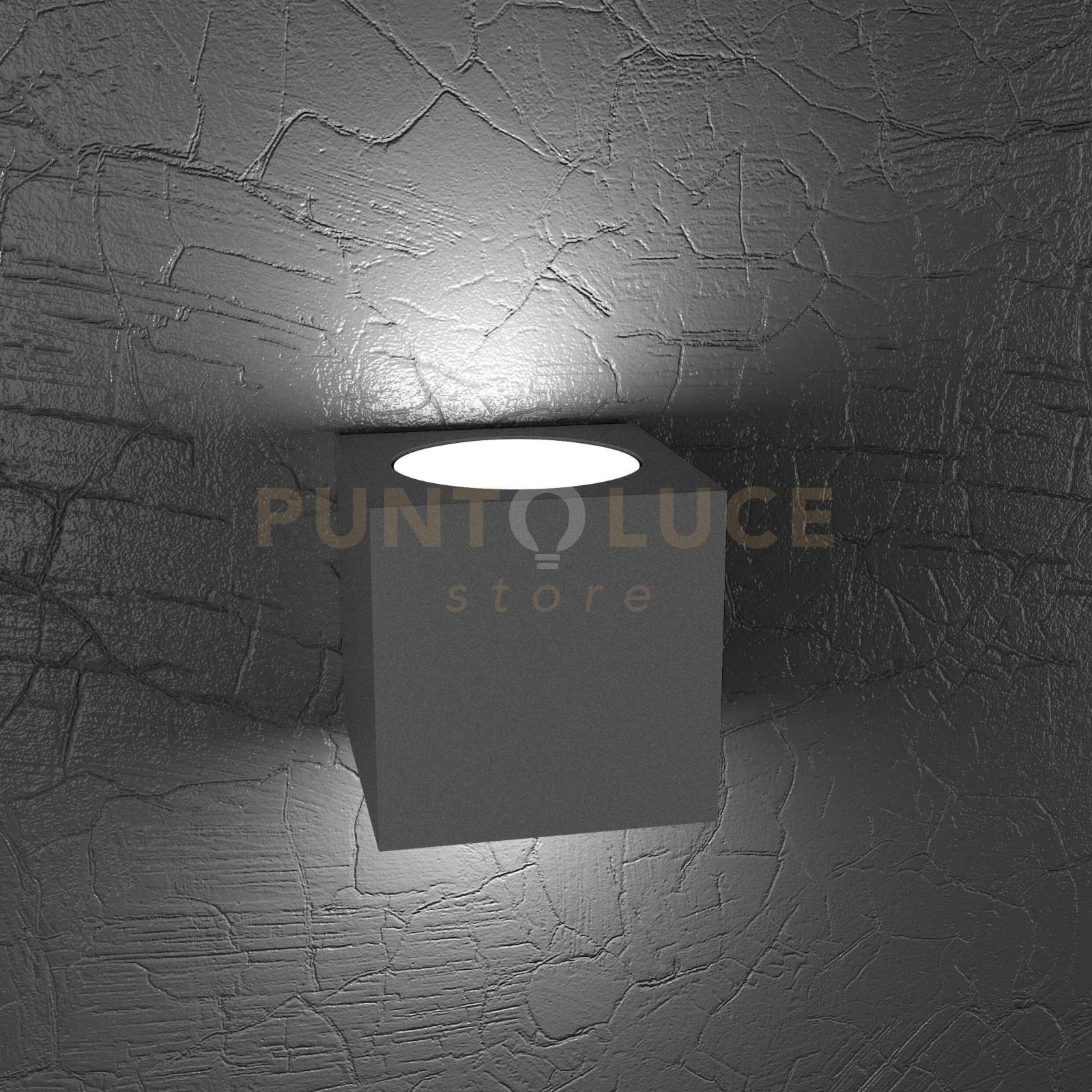 foto del prodotto eccentric applique 2 luci biemissione grigio antracite 1156 ag ga