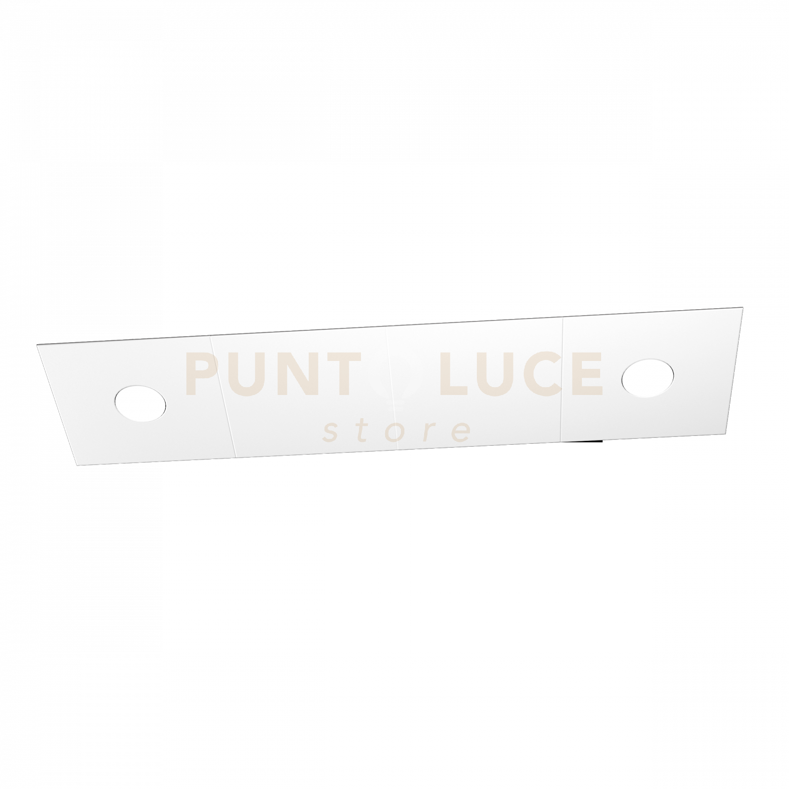 foto del prodotto eccentric applique plafoniera 2 luci 2 decorativo bianco 1156 2l2d bi