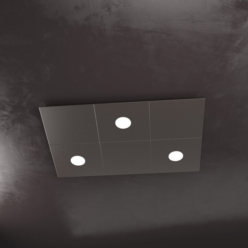 foto del prodotto eccentric applique plafoniera 3 luci 3 decorativo marrone 1156 3l3d ma