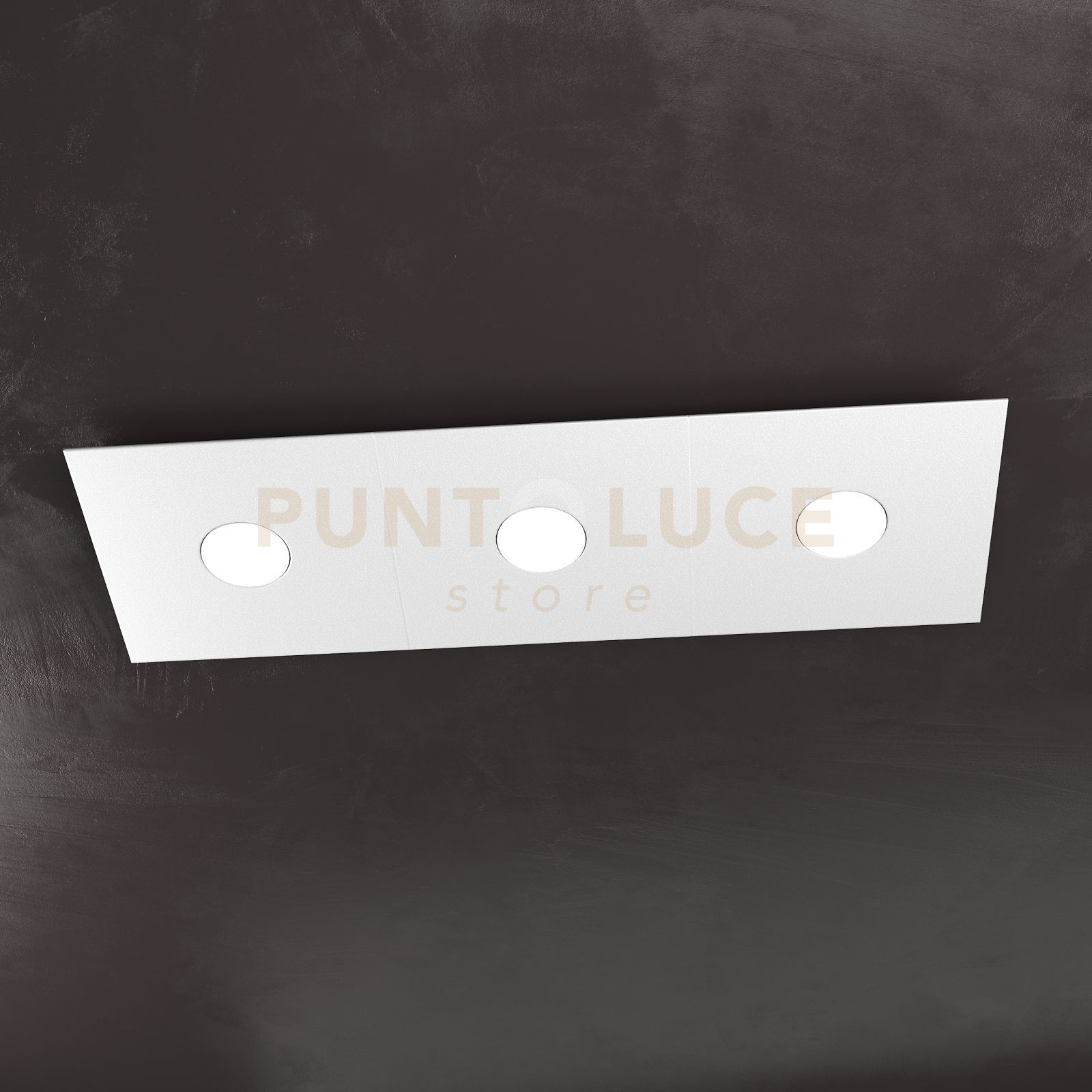 foto del prodotto eccentric applique-plafoniera 3 luci grigio 1156-3l-gr