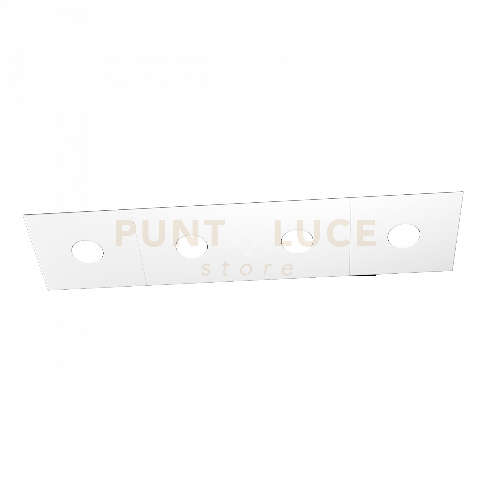 foto del prodotto eccentric applique plafoniera 4 luci bianco 1156 4l bi