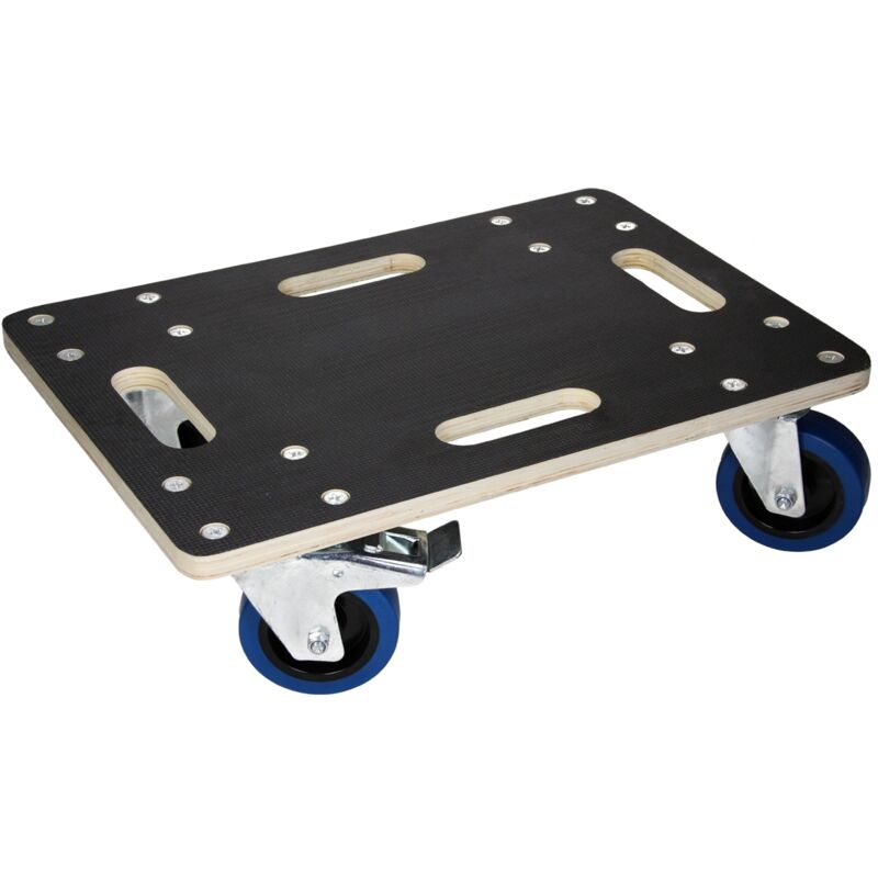 foto del prodotto ecd germany - carrello da trasporto mobili elettrodomestici - 35x50 cm - portata carico max. 800 kg - piattaforma girevole pedana con ruote in gomma base mobile sposta carichi pesanti trasloco con freni