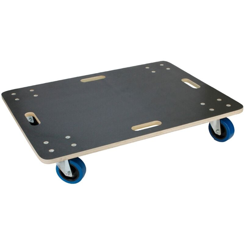 foto del prodotto ecd germany - carrello da trasporto mobili elettrodomestici - 60 x 80 cm - portata carico max. 800 kg - piattaforma girevole pedana con ruote in gomma base mobile sposta carichi trasloco oggetti