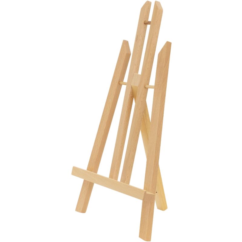 foto del prodotto ecd germany cavalletto da tavolo pieghevole in legno regolabile mini cavalletto per dipingere su tele e telai fino a 40 cm cavalletti porta quadri