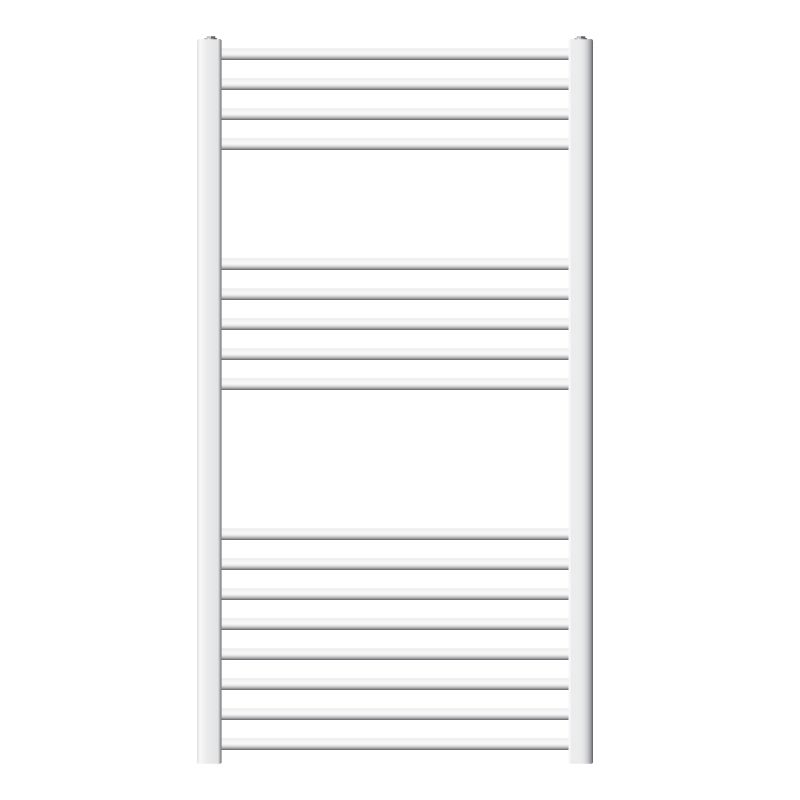 foto del prodotto ecd germany radiatore da bagno calorifero scaldasalviette 750 x 1200 mm bianco con attacco laterale termosifone tipo scala per asciugamani con