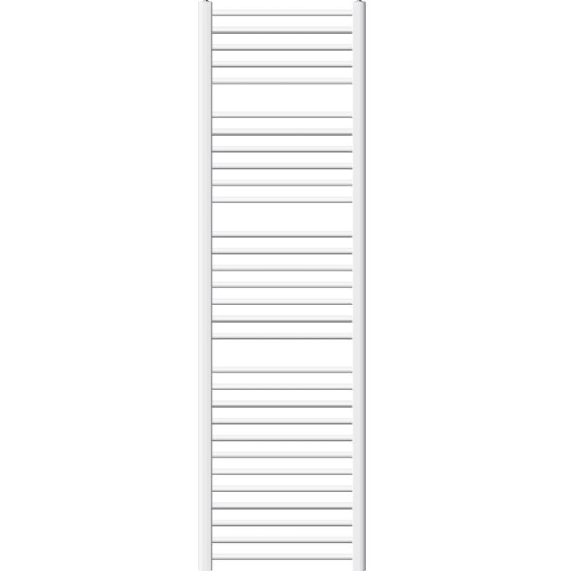 foto del prodotto ecd germany radiatore da bagno moderno in acciaio bianco 500 x 1800 mm scaldasalviette termoarredo bianco dritto con attacco laterale