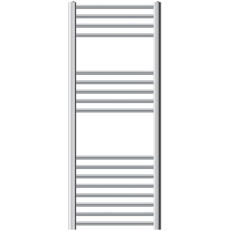 foto del prodotto ecd germany radiatore da bagno scaldasalviette 500 x 1200 mm cromato curvo con attacco laterale radiatore scaldasalviette asciugabiancheria