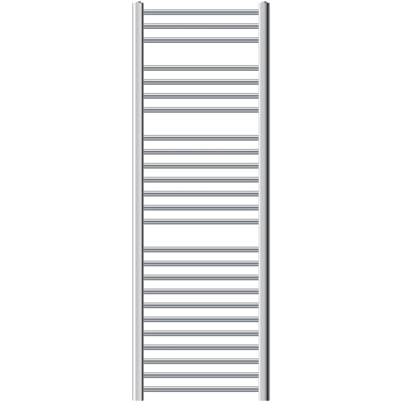 foto del prodotto ecd germany radiatore da bagno scaldasalviette 500 x 1500 mm cromato curvo con attacco laterale radiatore scaldasalviette asciugabiancheria