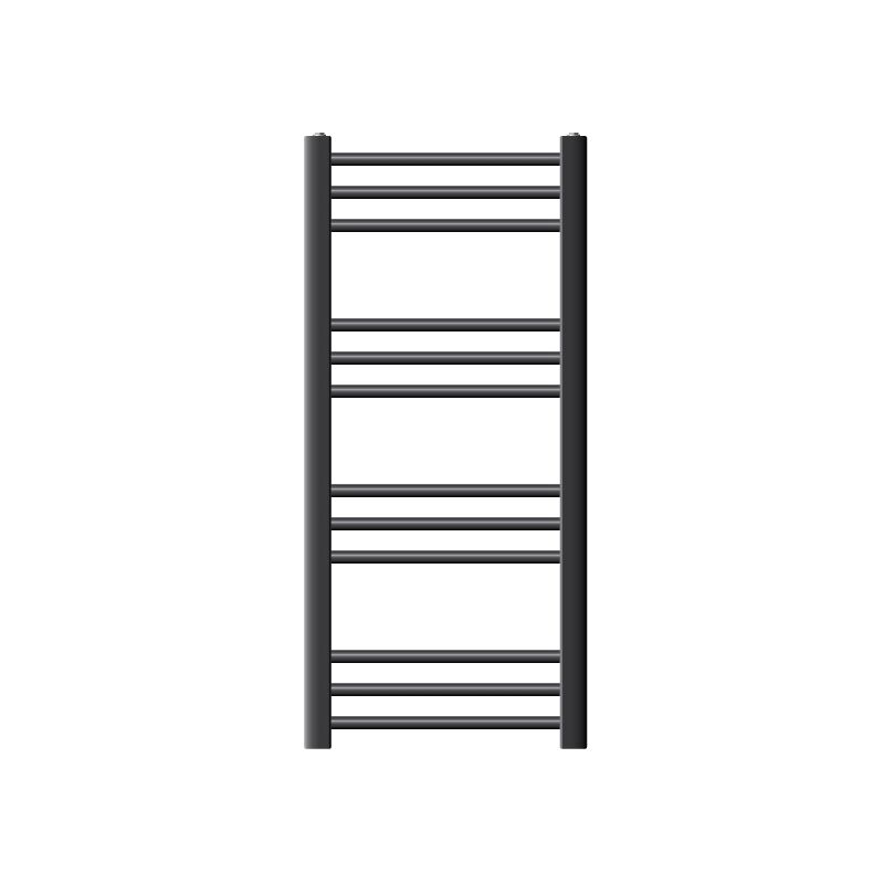 foto del prodotto ecd germany radiatore sahara scaldasalviette moderno per bagno 400 x 800 mm antracite acciaio curvo con attacco laterale radiatore