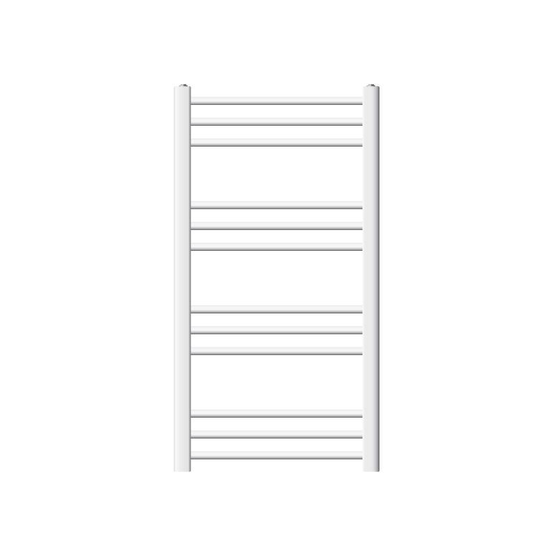 foto del prodotto ecd germany radiatore scaldasalviette moderno per bagno 500 x 800 mm bianco acciaio curvo radiatore scaldasalviette asciugamani