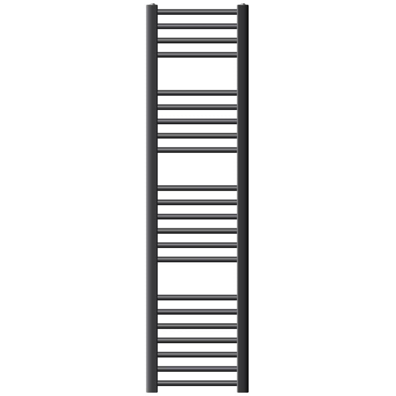 foto del prodotto ecd germany radiatore scaldasalviette sahara 300 x 1400 mm antracite dritto con attacco laterale radiatore da bagno asciugabiancheria