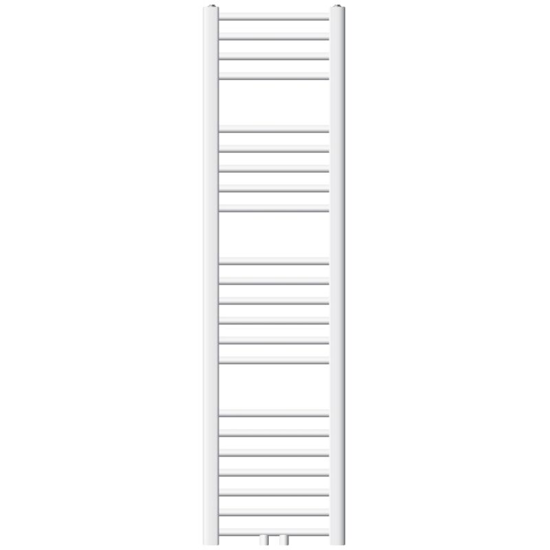 foto del prodotto ecd germany radiatore scaldasalviette sahara 300 x 1400 mm bianco dritto con chiusura centrale radiatore scaldasalviette asciugabiancheria