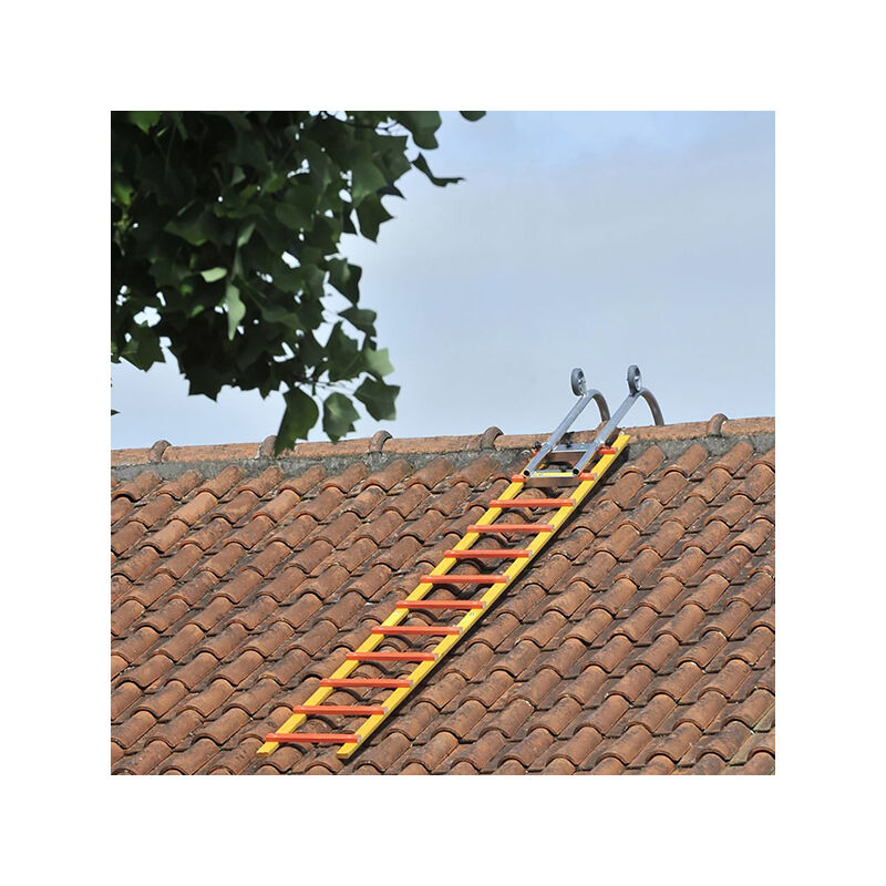 foto del prodotto echelle direct kit scala per tetto 14 pioli con gancio lunghezza 4.81m 504338 33 481 cr