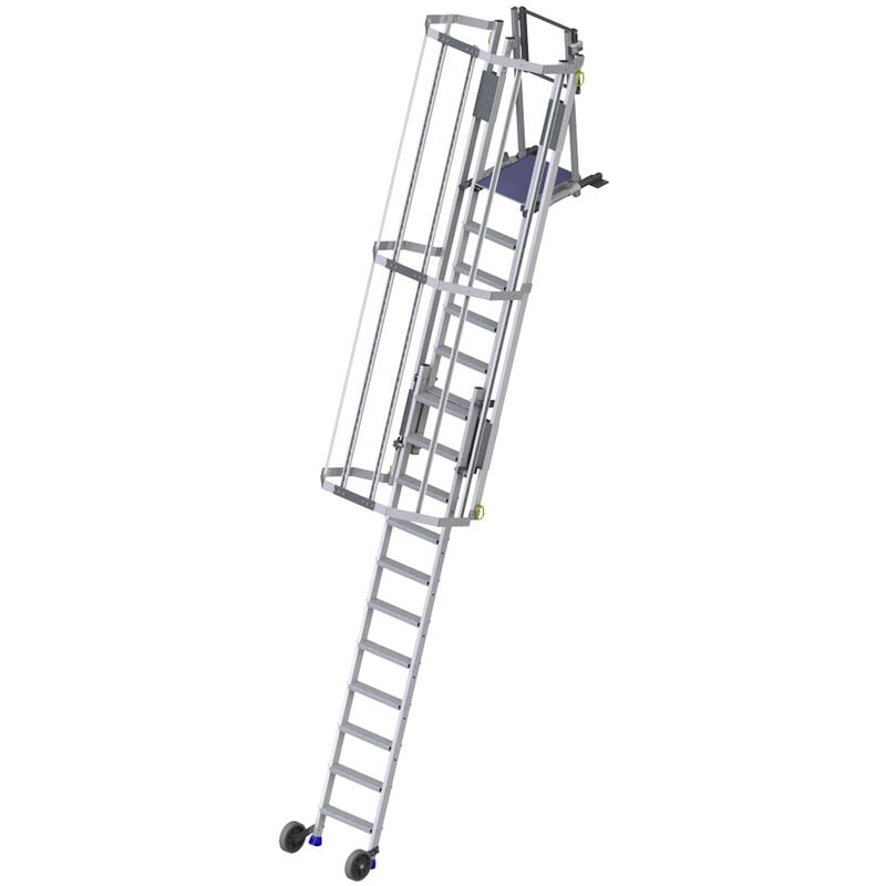 foto del prodotto echelle direct scala alla marinara con ruote regolabile di 2.69 a 3.94m mad4p cs