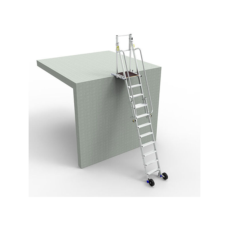 foto del prodotto echelle direct scala con ruote per cantiere altezza del solaio da 3.20 a 4.94m mad5p