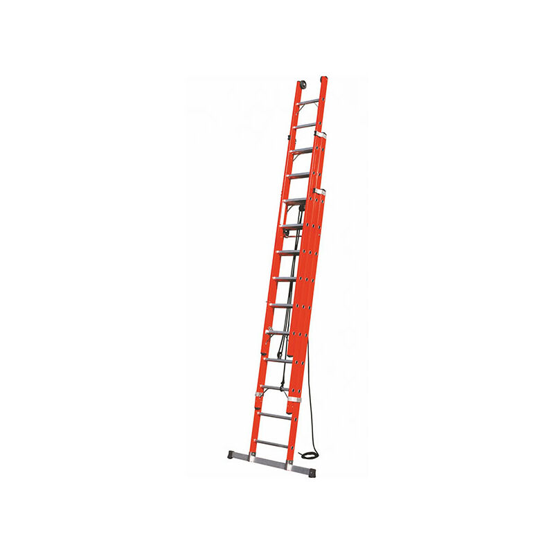 foto del prodotto echelle direct - scala isolante a sfilo in vetroresina 3 tronchi basse tensioni - altezza aperta 7.58m - scav060n/10